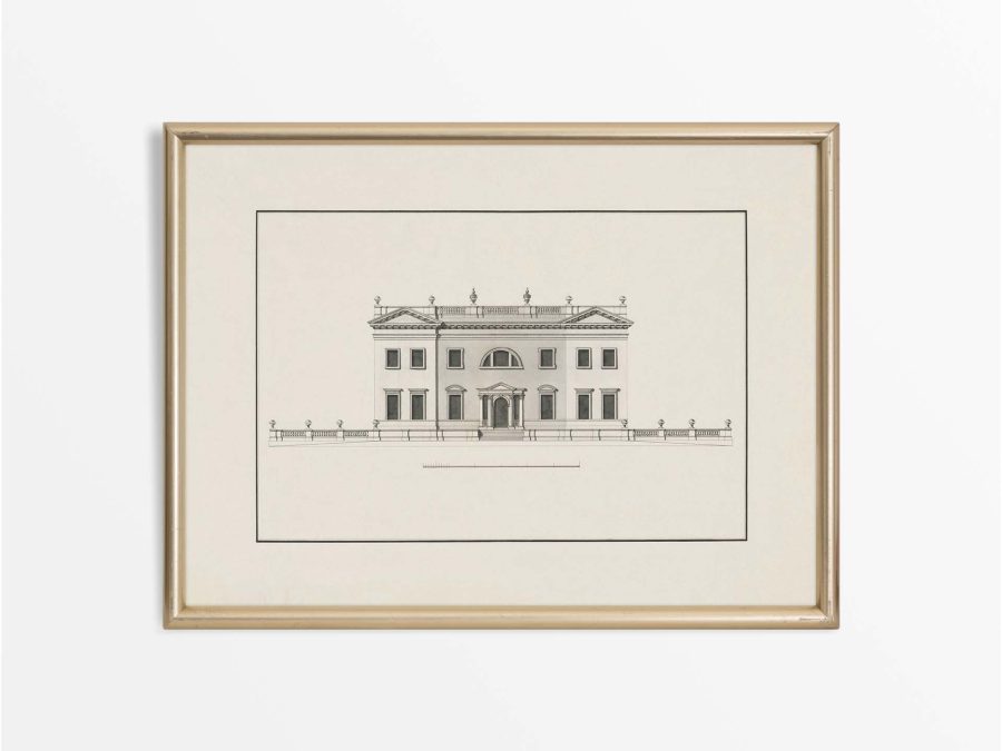 Country House Vintage Art Print