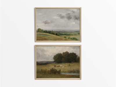 Countryside III (Set of Two) Vintage Art Prints