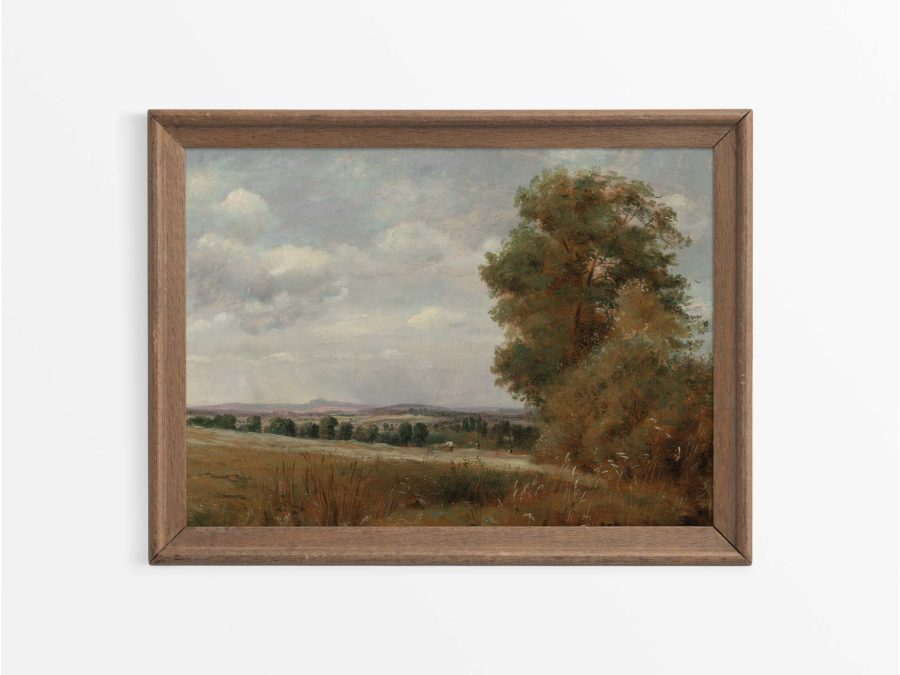 Countryside Landscape IV Vintage Art Print