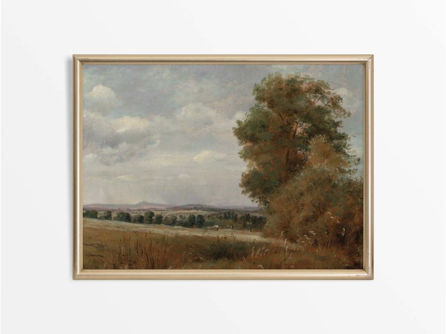 Countryside Landscape IV Vintage Art Print