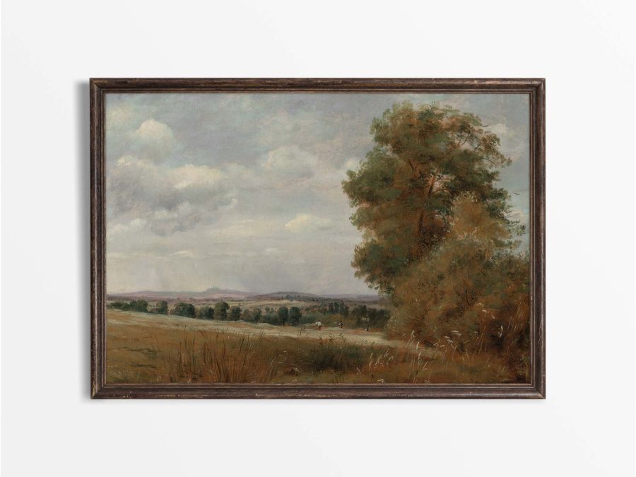 Countryside Landscape IV Vintage Art Print