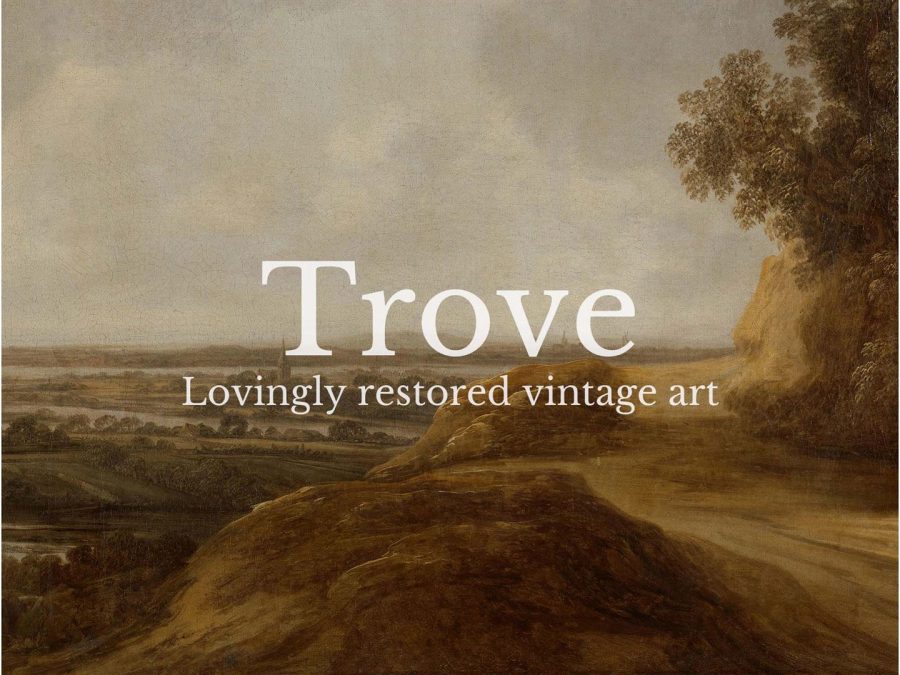 Countryside Landscape V Vintage Art Print