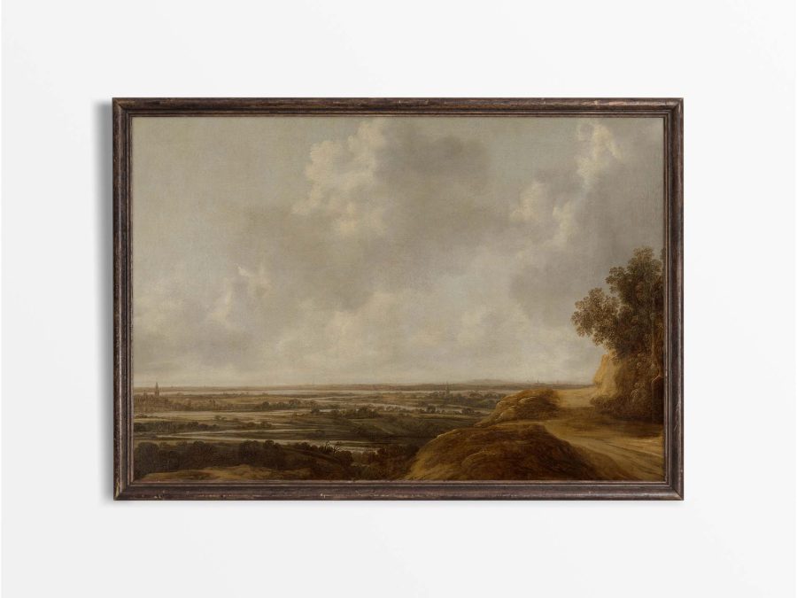 Countryside Landscape V Vintage Art Print