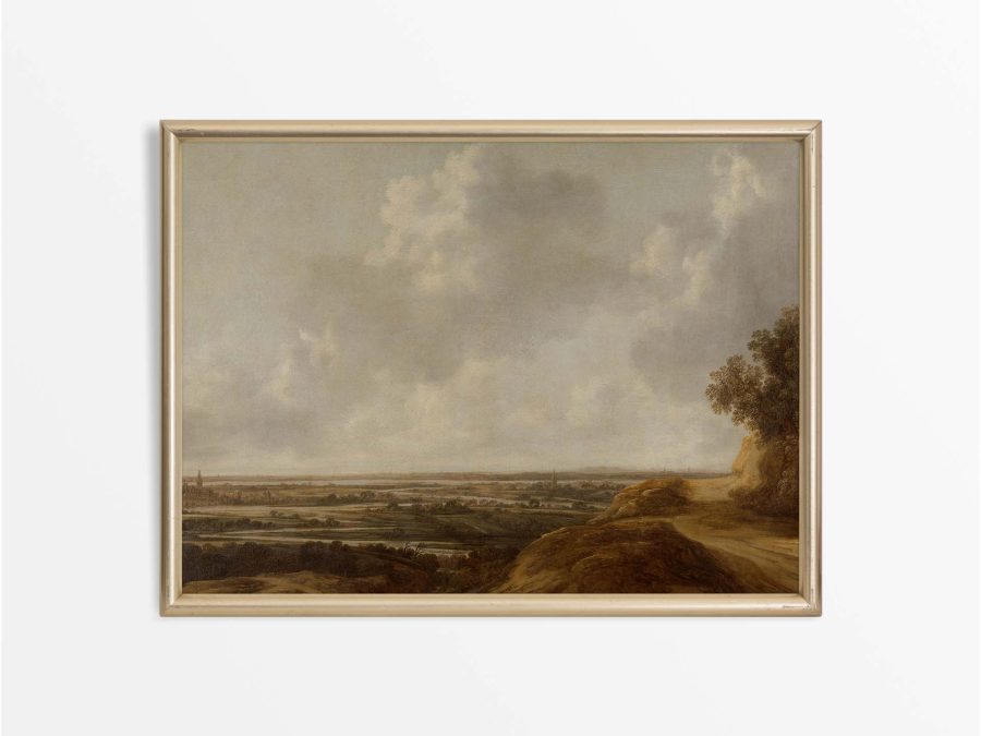 Countryside Landscape V Vintage Art Print
