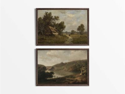 Countryside VI (Set of Two) Vintage Art Prints