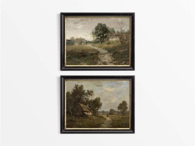 Countryside VIII (Set of Two) Vintage Art Prints