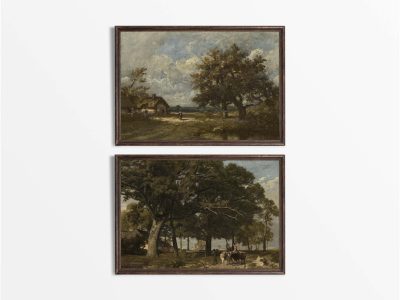 Countryside XI (Set of Two) Vintage Art Prints