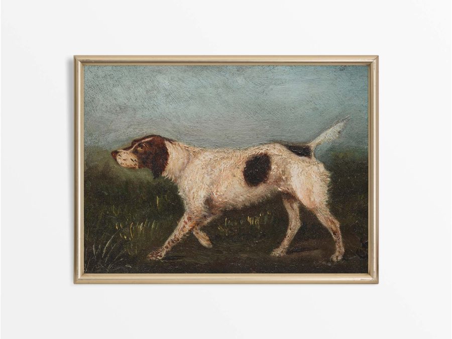 Dog Vintage Art Print
