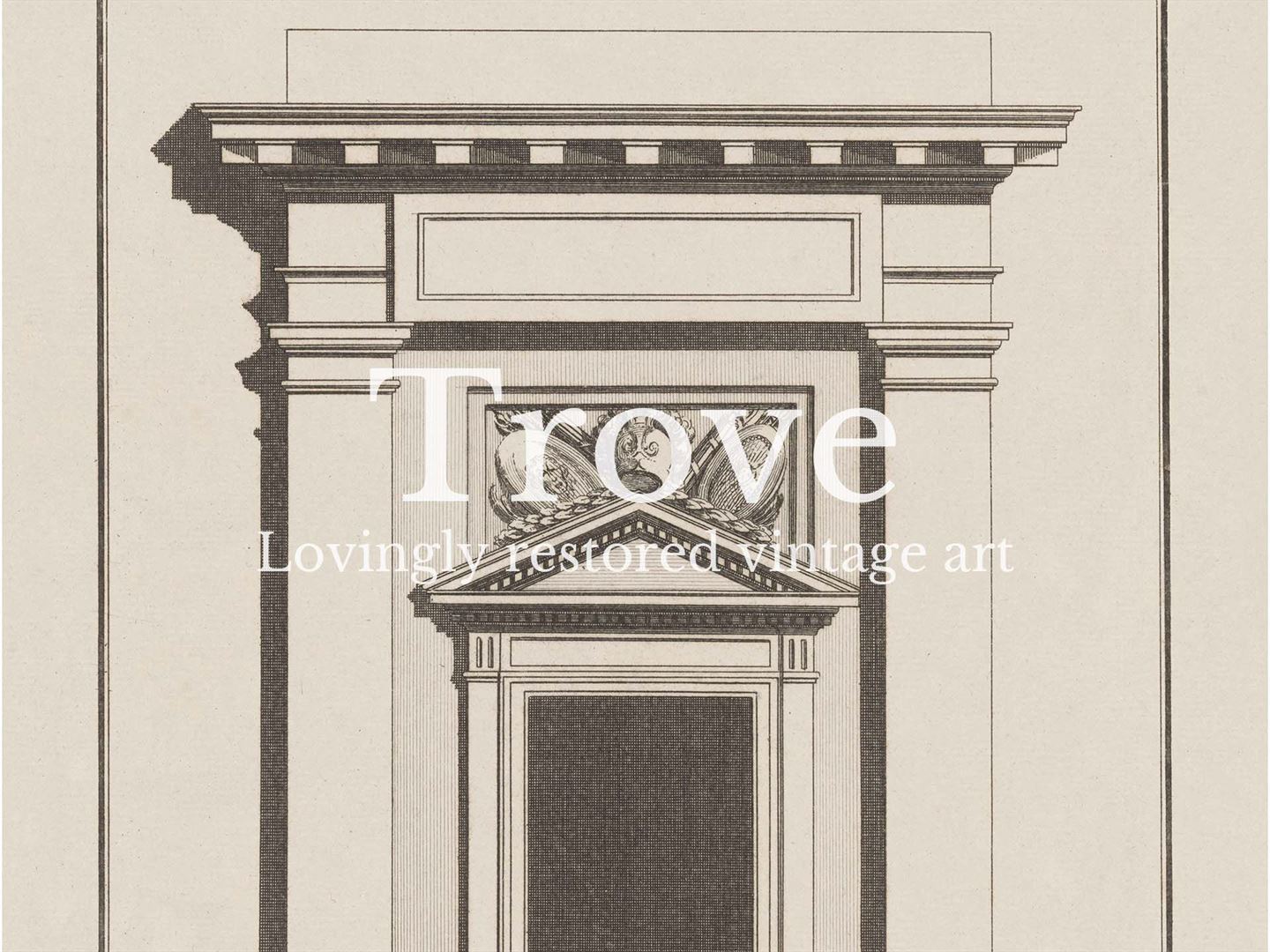 Door II Vintage Art Print