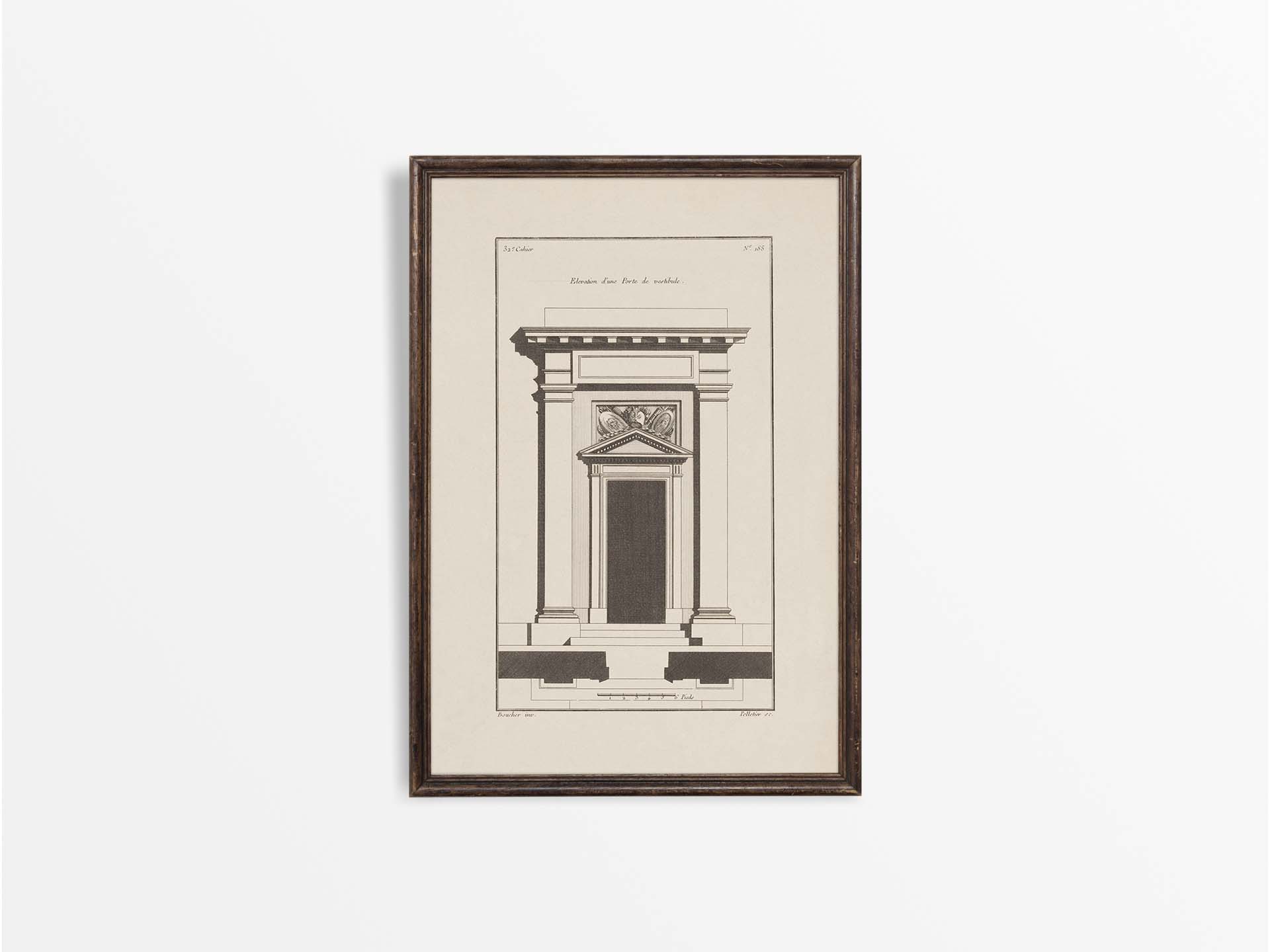 Door II Vintage Art Print
