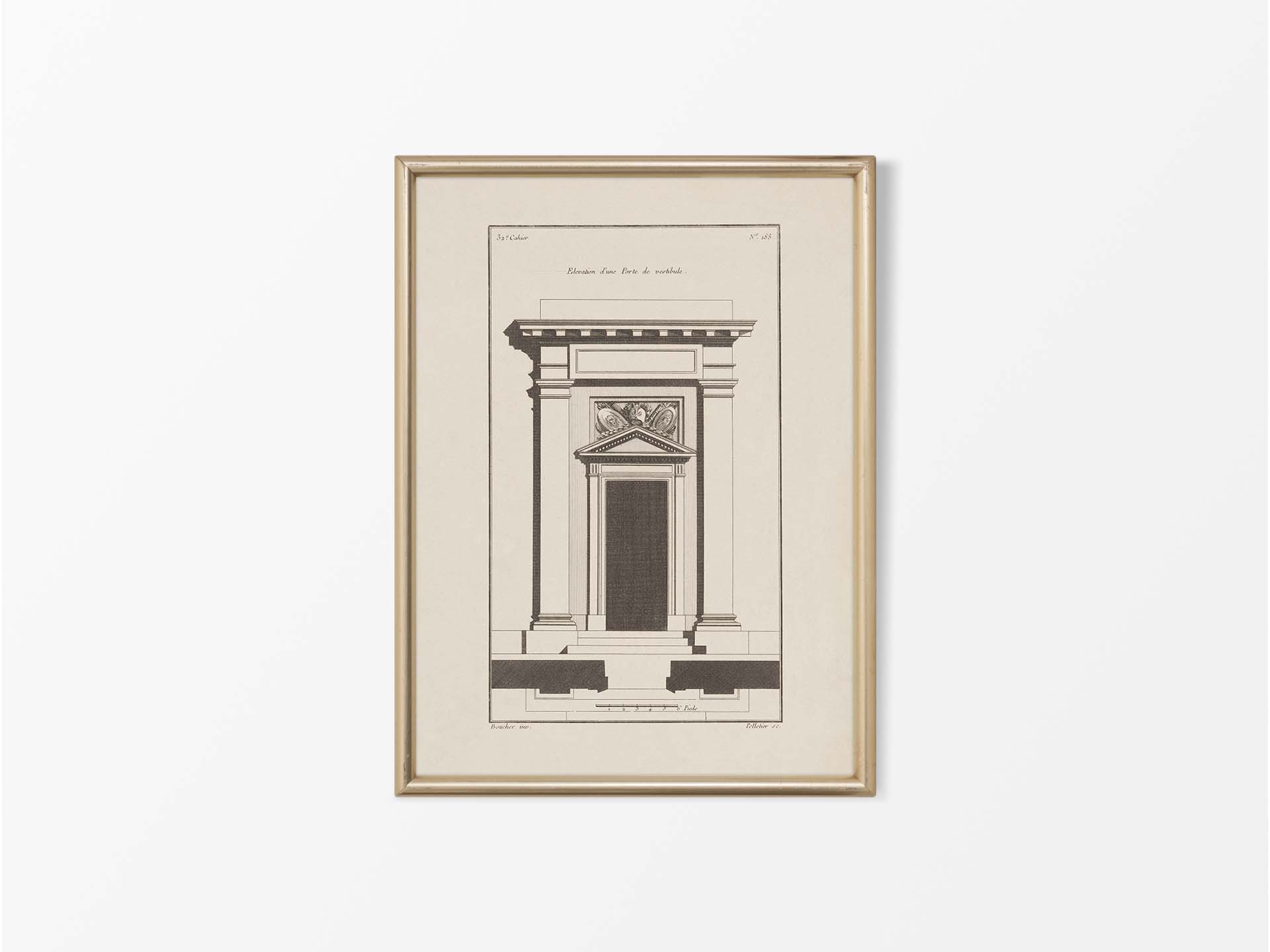 Door II Vintage Art Print