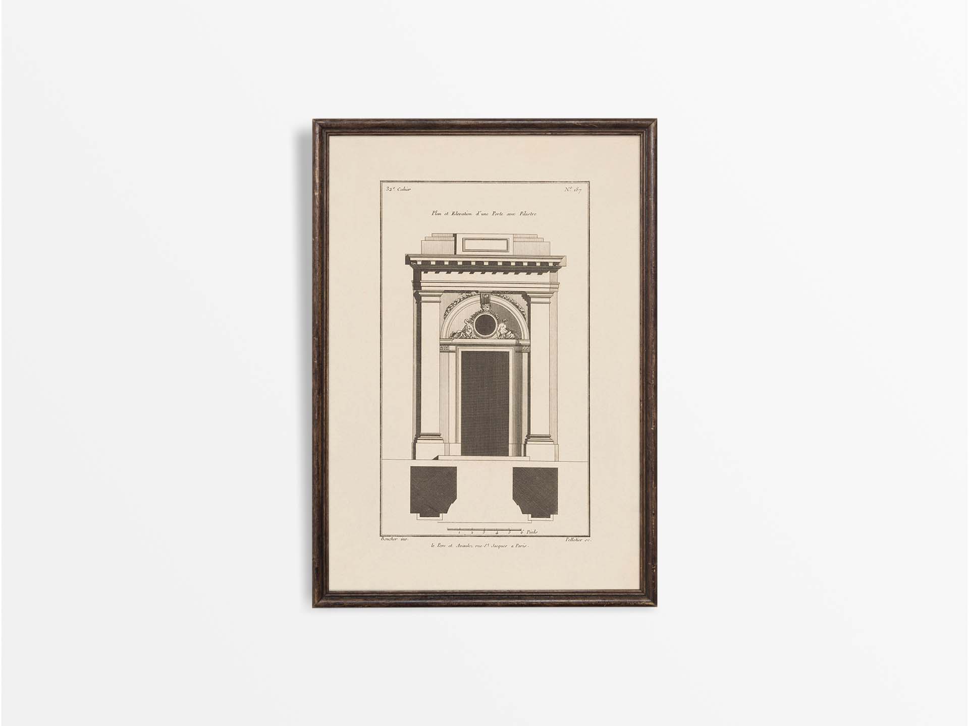 Door Vintage Art Print
