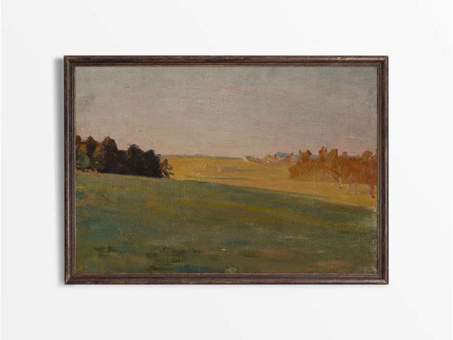 Evening II Vintage Art Print