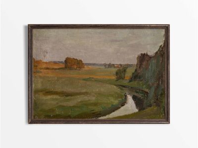 Evening Vintage Art Print