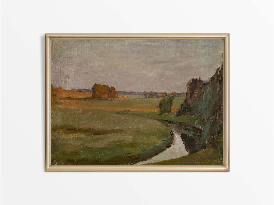 Evening Vintage Art Print
