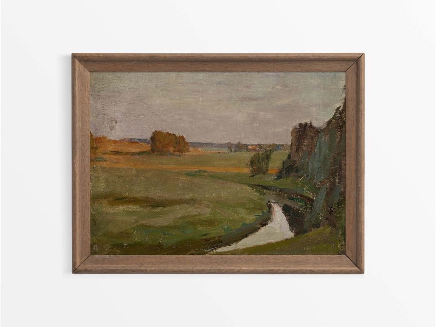 Evening Vintage Art Print