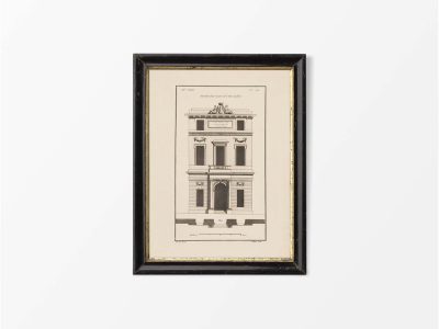 Façade II Vintage Art Print