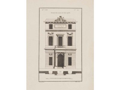 Façade II Vintage Art Print