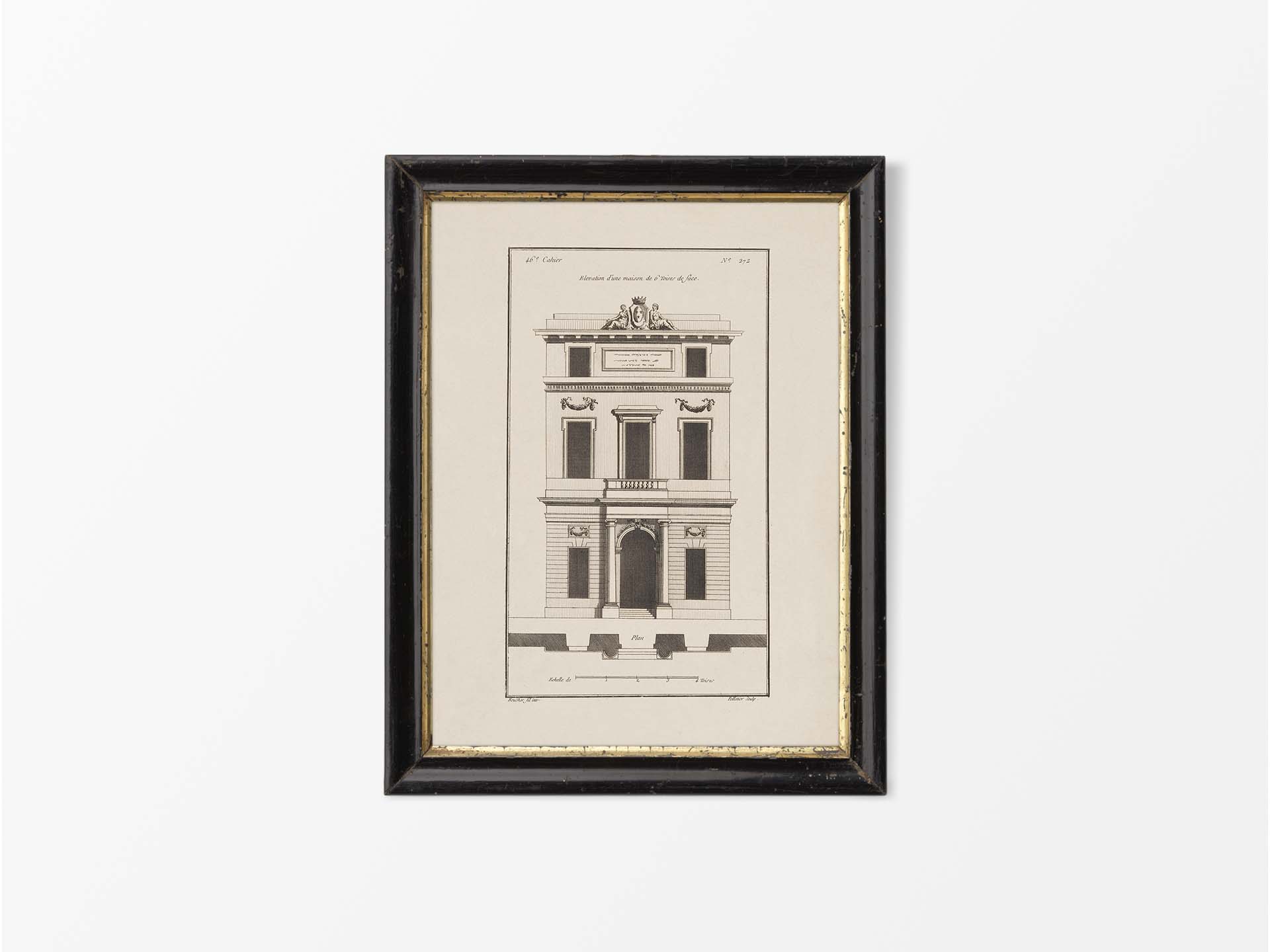 Façade II Vintage Art Print