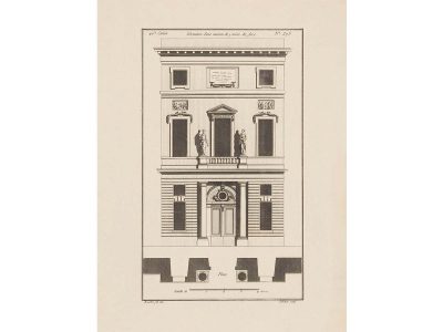 Façade III Vintage Art Print