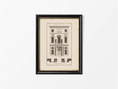 Façade III Vintage Art Print