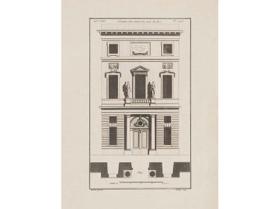 Façade III Vintage Art Print