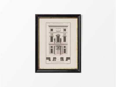 Façade III Vintage Art Print