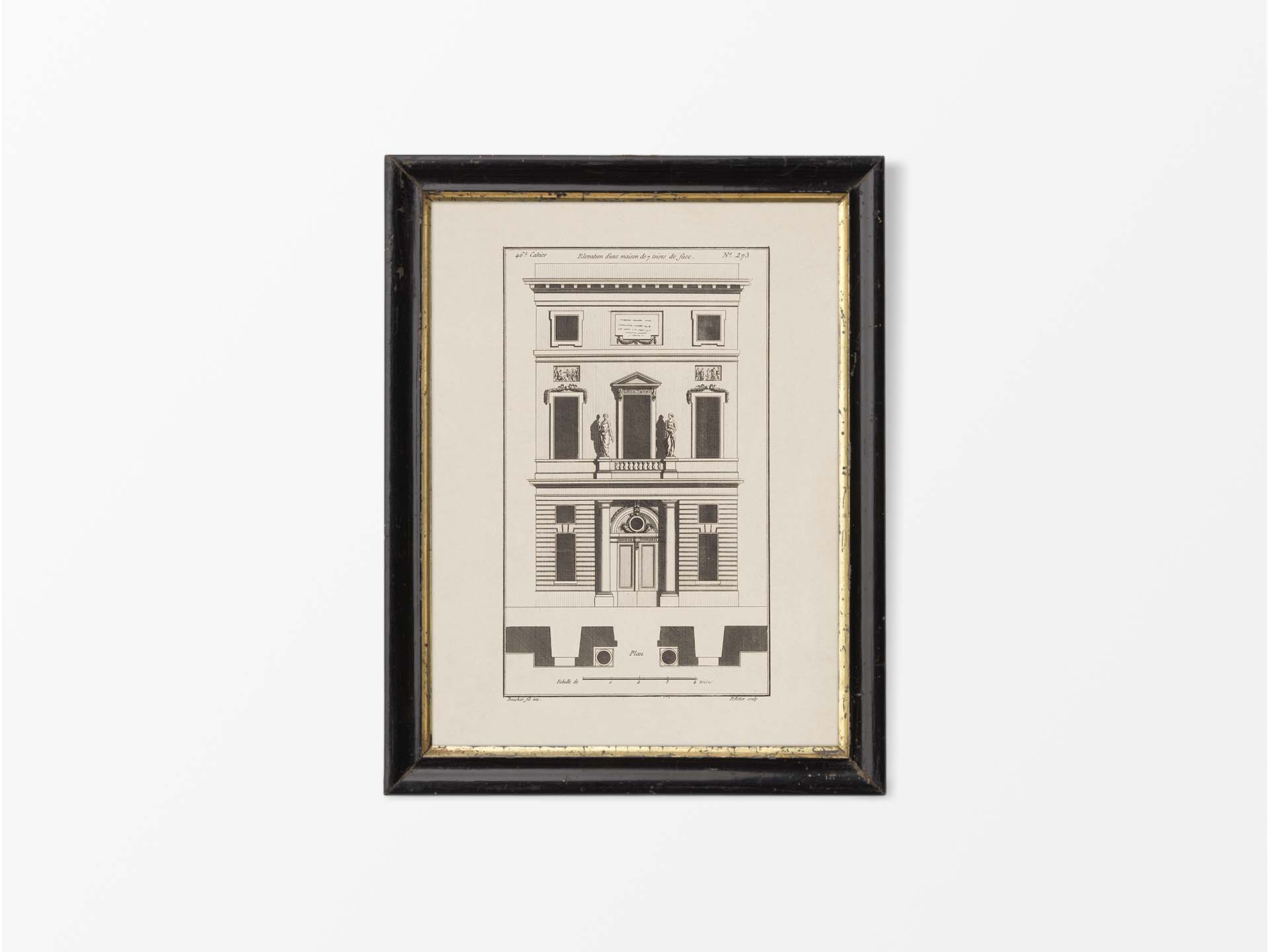 Façade III Vintage Art Print