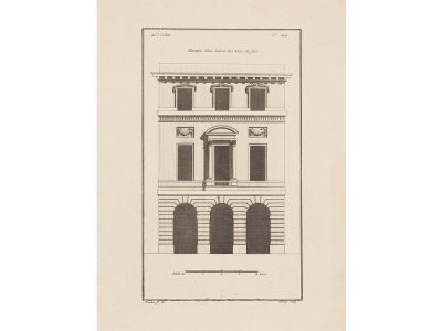 Façade IV Vintage Art Print
