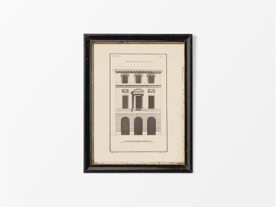 Façade IV Vintage Art Print