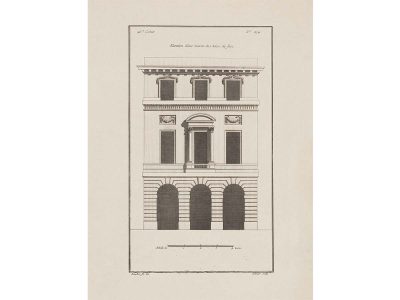 Façade IV Vintage Art Print