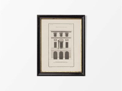 Façade IV Vintage Art Print