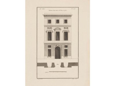Façade VI Vintage Art Print