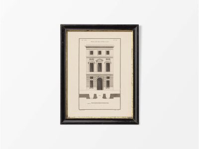 Façade VI Vintage Art Print