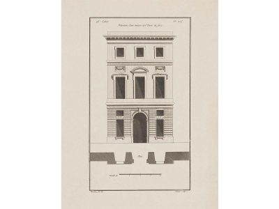 Façade VI Vintage Art Print