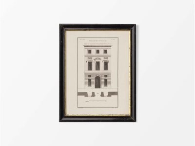 Façade VI Vintage Art Print