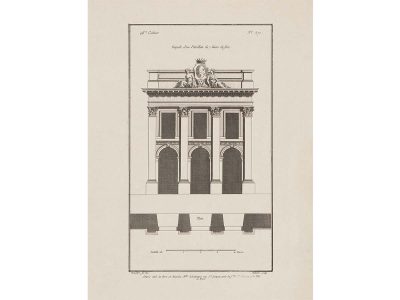 Façade Vintage Art Print