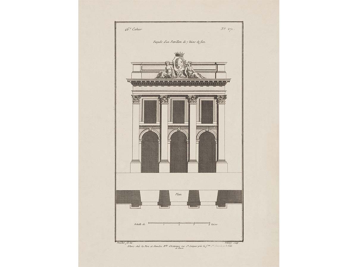 Façade Vintage Art Print