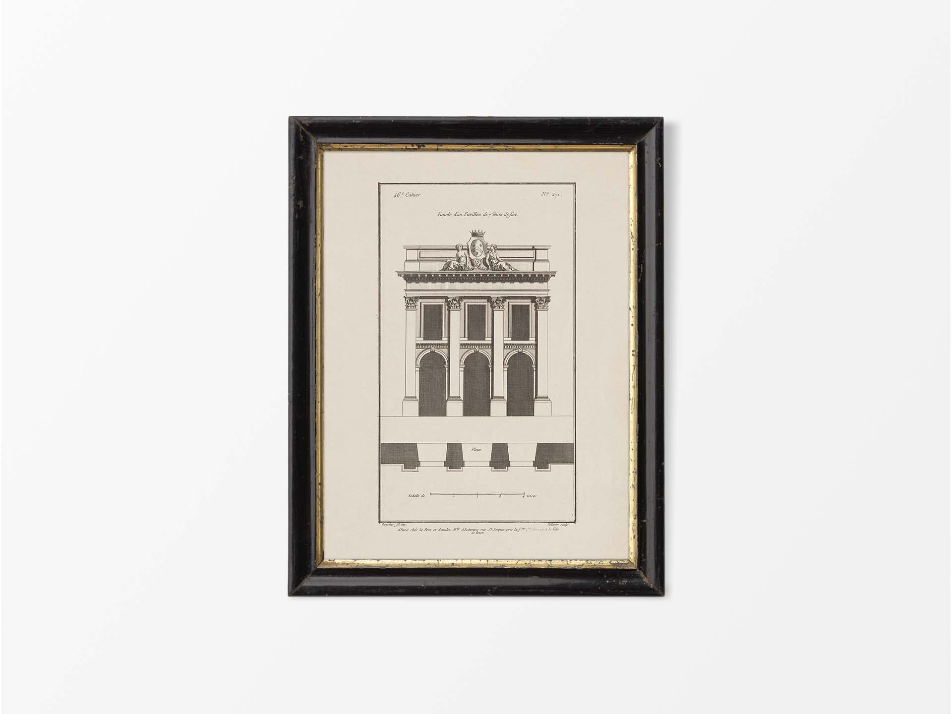 Façade Vintage Art Print