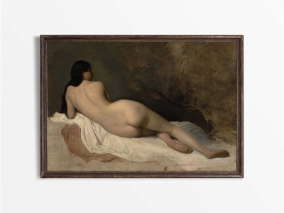 Female Nude IV Vintage Art Print