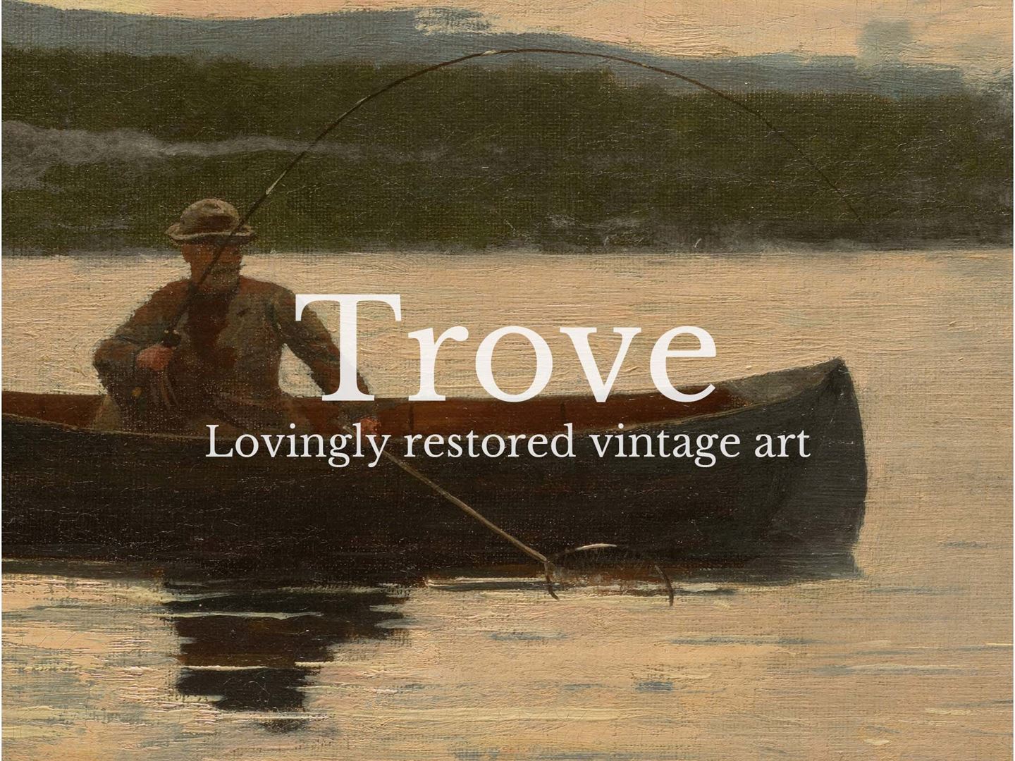 Fishing Vintage Art Print