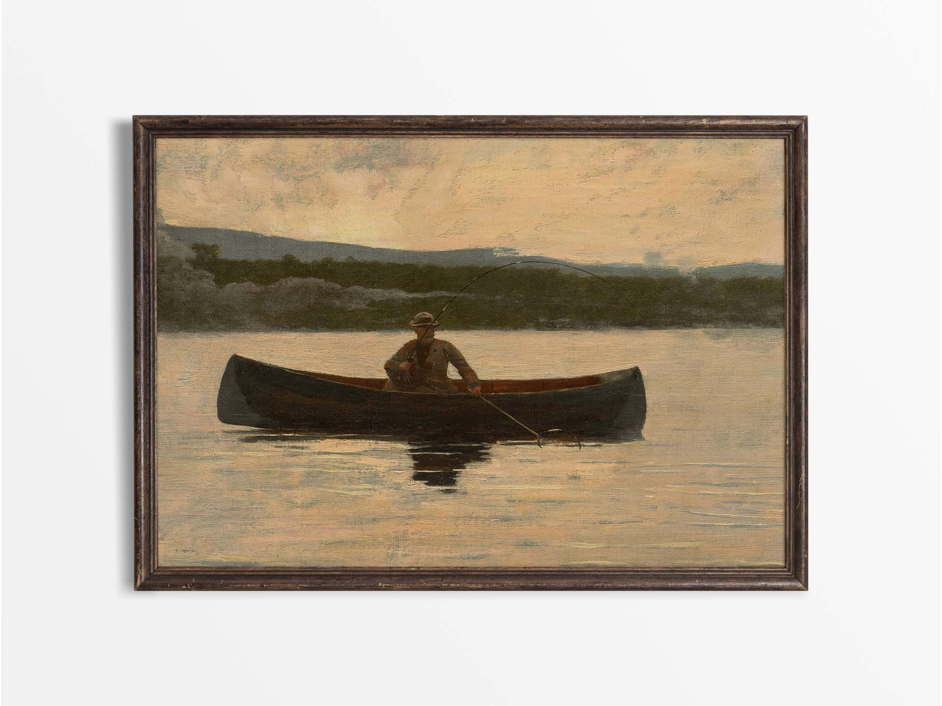 Fishing Vintage Art Print