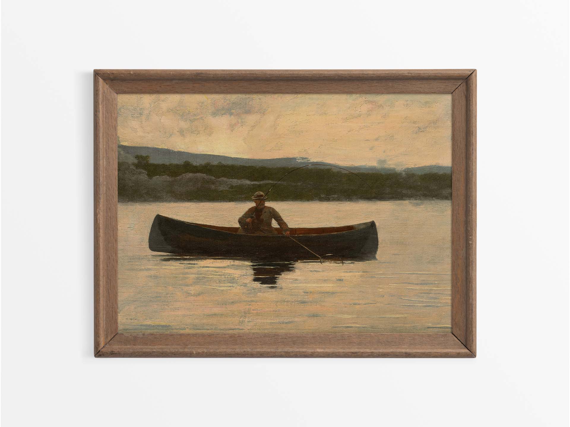 Fishing Vintage Art Print