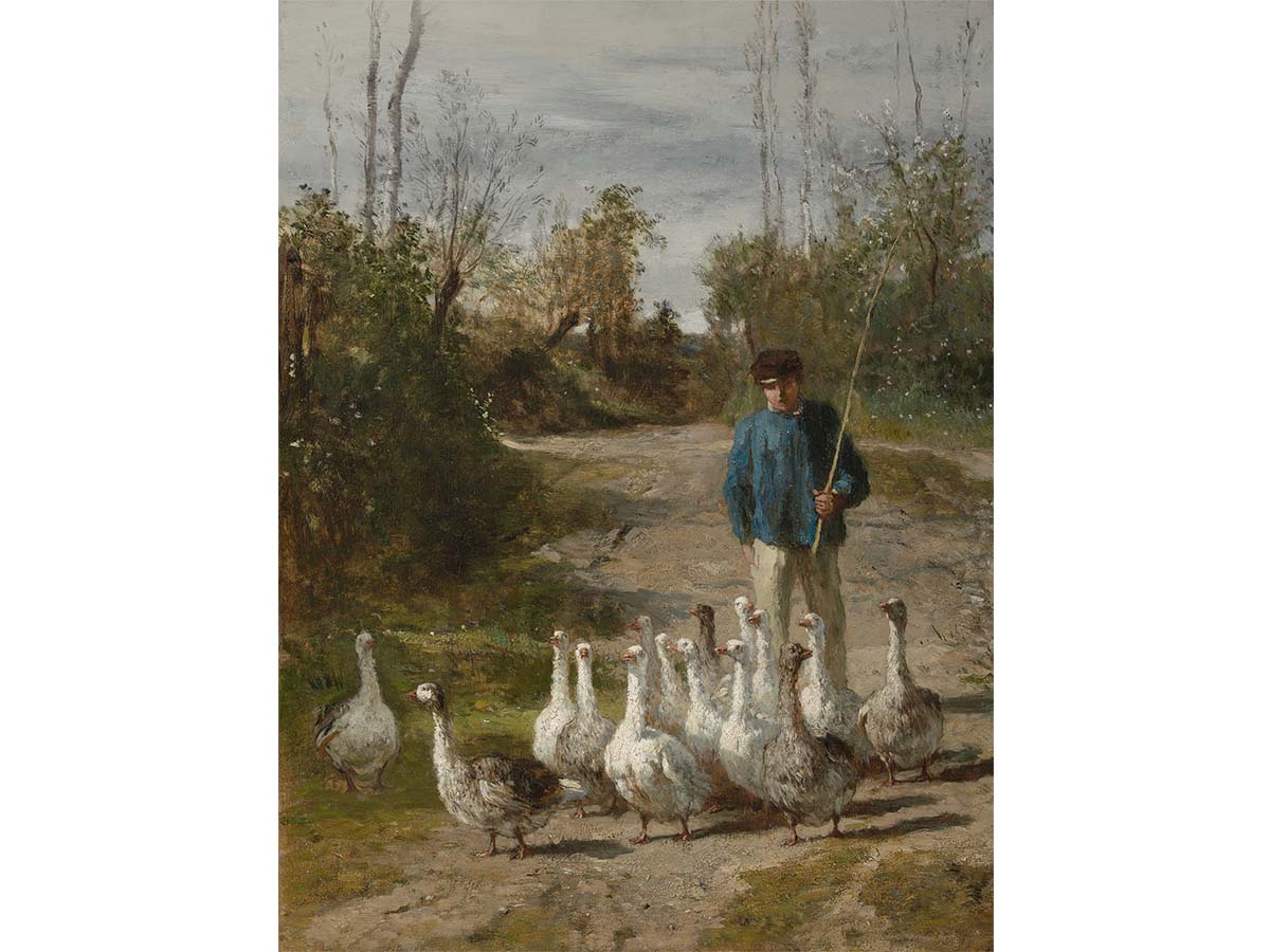 Geese II Vintage Art Print