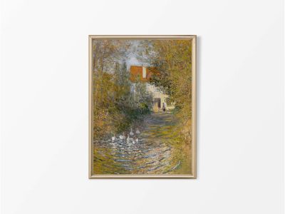 Geese Vintage Art Print