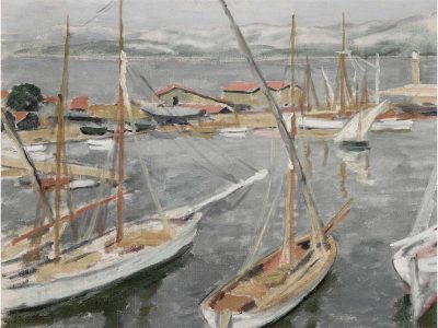 Harbour III Vintage Art Print