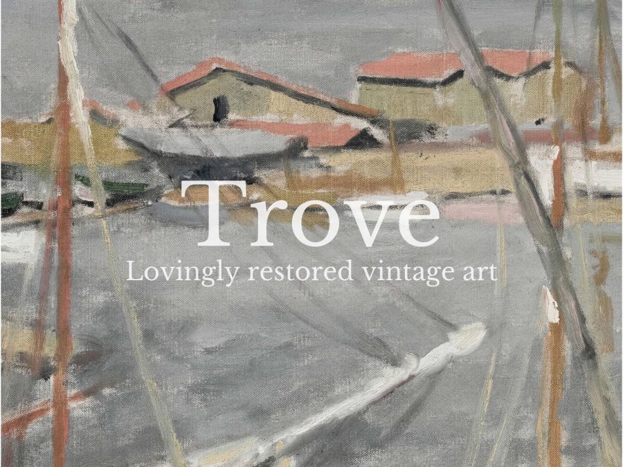 Harbour III Vintage Art Print