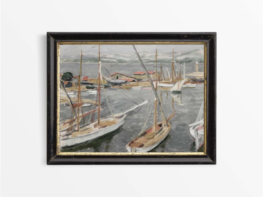 Harbour III Vintage Art Print