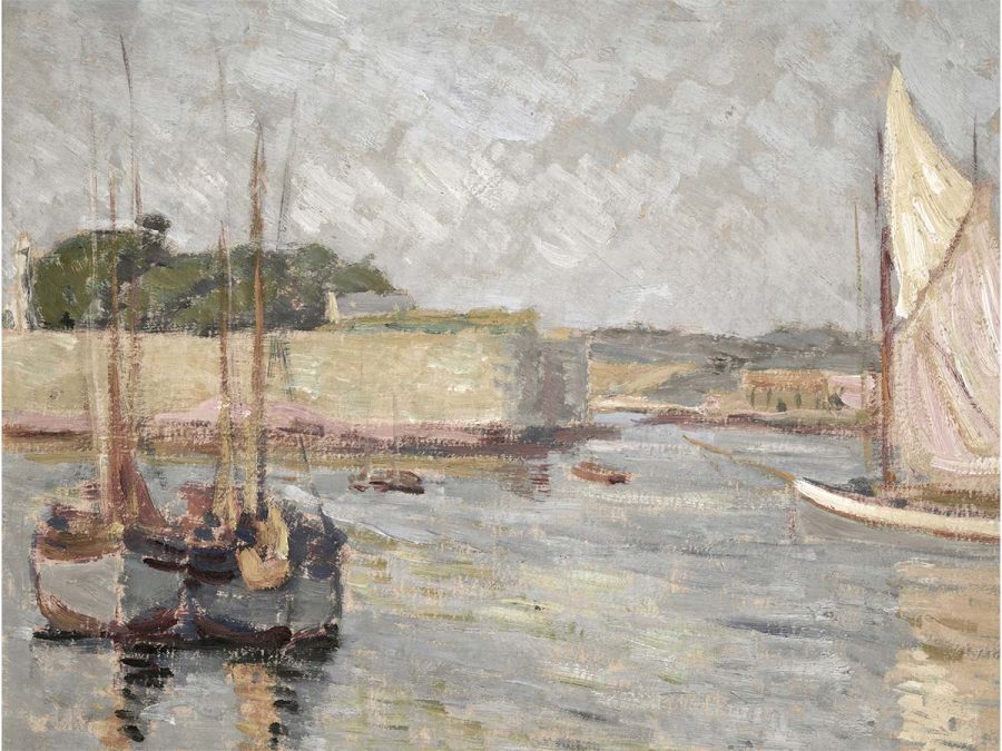 Harbour Vintage Art Print