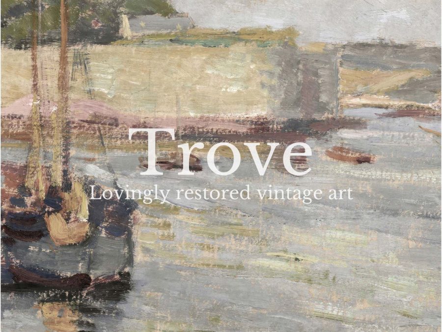 Harbour Vintage Art Print